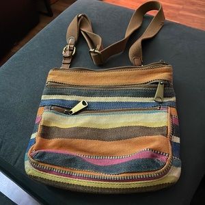 Striped bag